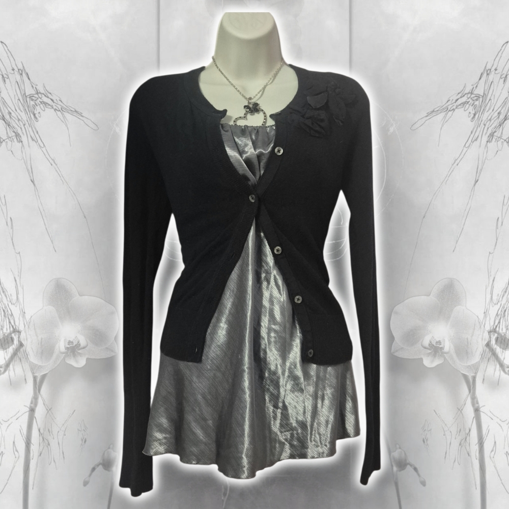 Hollister Dark Navy Blue Cardigan